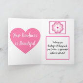 美しい表現サンキューカード サンキューカード (内部)