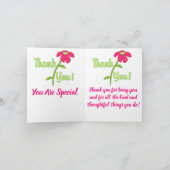 美しい表現サンキューカード サンキューカード (内部)