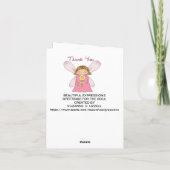 美しい表現サンキューカード サンキューカード (裏面)