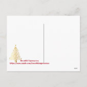 美しい表現ホリデーポストカード シーズンポストカード (裏面)