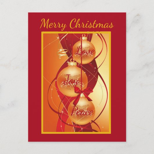 美しい表現ホリデーポストカード シーズンポストカード (正面)