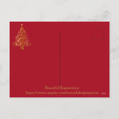 美しい表現ホリデーポストカード シーズンポストカード (裏面)