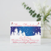 美しい表現ホリデーポストカード ポストカード (スタンド正面)