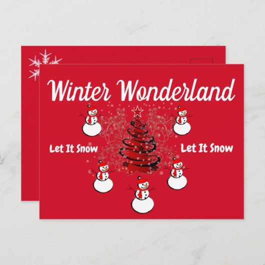 美しい表現ホリデーポストカード ポストカード (正面/裏面)