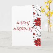 美しい表現 – ひな形のグリーティングカード カード (黄色い花)