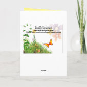 美しい表現 カード (裏面)