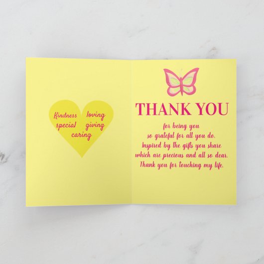 美しい表現 カード (内部)