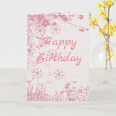 美しい表現 カード (黄色い花)