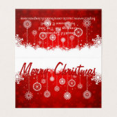 美しい表現-クリスマスカード (外部フラット)