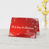 美しい表現 – クリスマスホリデーカード カード (黄色い花)