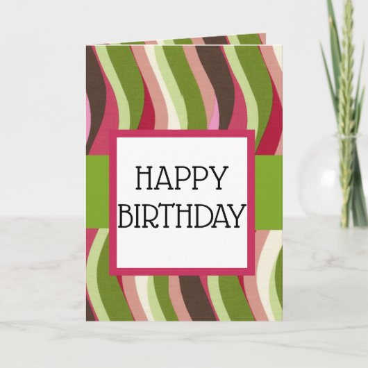 美しい表現 – グリーティングカード (正面)