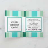 美しい表現 – グリーティングカード (内部)