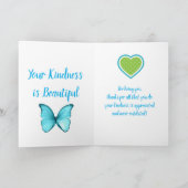 美しい表現 – サンキューカード (内部)