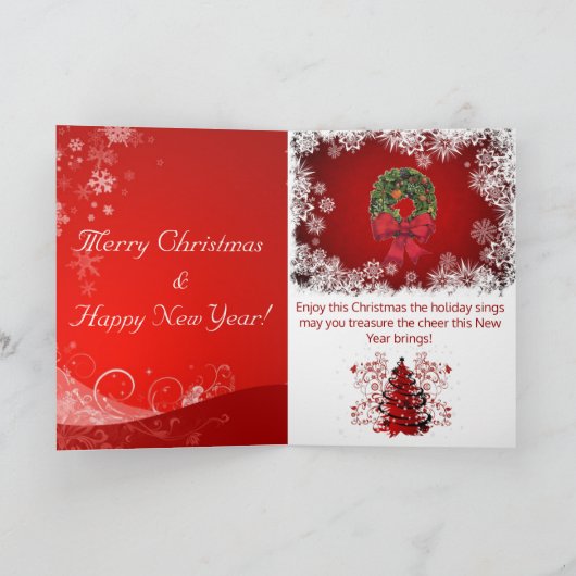 美しい表現 – ホリデーカード (内部)