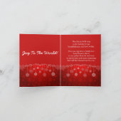 美しい表現-ホリデーグリーティングカード シーズンカード (内部)