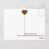 美しい表現 –  ポストカード (裏面)