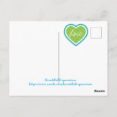 美しい表現 – ポストカード (裏面)