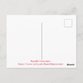 美しい表現 ポストカード (裏面)