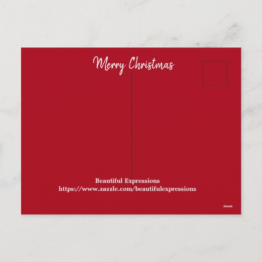 美しい表現 – 休日はがき シーズンポストカード (裏面)