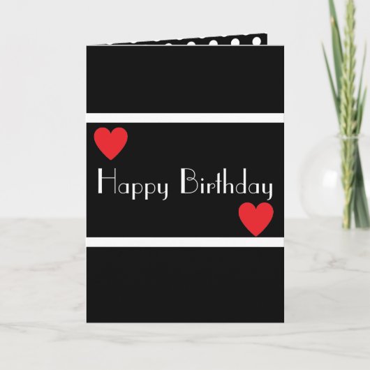 美しい表現 – 誕生日カード カード (正面)