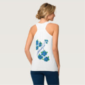 美しい袖なしレーサーバックタンクトップ タンクトップ (裏面フル)