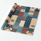 美しい装飾心のこもったシックな父の日 ラッピングペーパー (アンロールド)