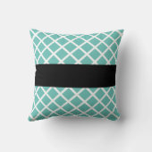 美しい装飾用クッションとカスタムモノグラム文字 クッション (裏面)