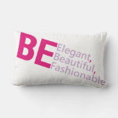 美しい装飾用クッション ランバークッション (裏面)