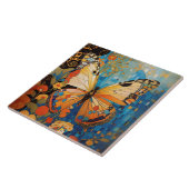 美しい装飾蝶フローラ タイル (側面)