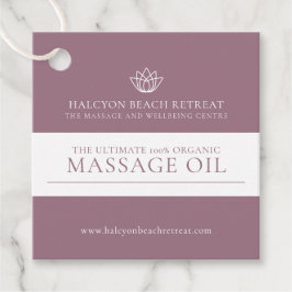 美しい製品ダークピンク原料バーコードラベル フェイバータグ