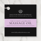 美しい製品ブラックピンク成分コードQRラベル フェイバータグ (正面)