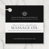 美しい製品モノ原料バーコードQRラベル フェイバータグ (正面)