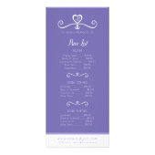 美しい製品価格表及び注文リーフレット ラックカード (正面)