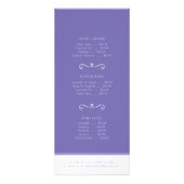 美しい製品価格表及び注文リーフレット ラックカード (裏面)