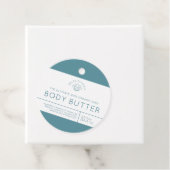 美しい製品成分ティール(緑がかった色)白蓮ラベル フェイバータグ (インサイチュ)