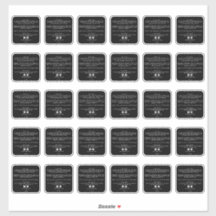 美しい製品材料2インチステッカー30x