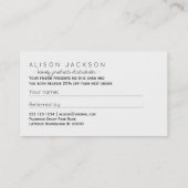 美しい製品販売代理店ピンクリップ紹介 紹介カード (裏面)