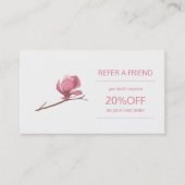 美しい製品販売業者紹介テンプレート 紹介カード (正面)