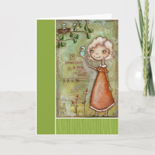 美しい親切 – サンキューカード (正面)