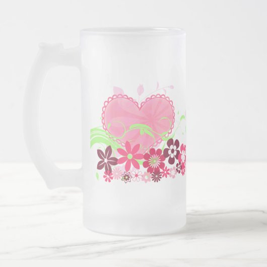 美しい親友の友情BFFの明るい陽気 フロストグラスビールジョッキ (左)