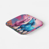 美しい親孝行または子馬性表彰 ペーパープレート (傾斜あり)