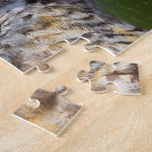 美しい角のフクロウとの見素晴らし張りコンテスト ジグソーパズル (側面)