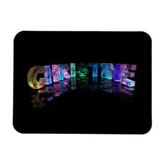 美しい言葉 – 3Dライトのクリスティーン マグネット