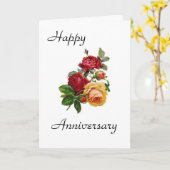 美しい記念日カード カード (黄色い花)