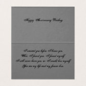 美しい記念日カード – サンセットオンレイクデザイン (内部フラット)