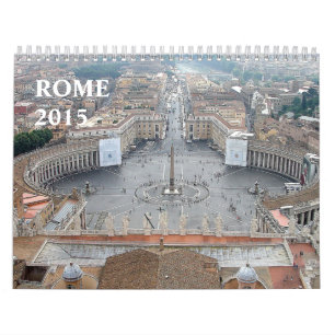 美しい記念碑の建築ローマイタリア2015年 カレンダー