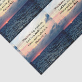 美しい詩編118:24日の出の海 薄葉紙 (詳細)