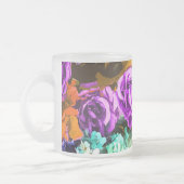 美しい詳細 フロストグラスマグカップ (左)