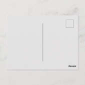 美しい誕生日グリーティングカード ポストカード (裏面)