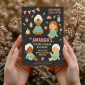 美しい誕生日パーティー | おもしろい女子デー 招待状